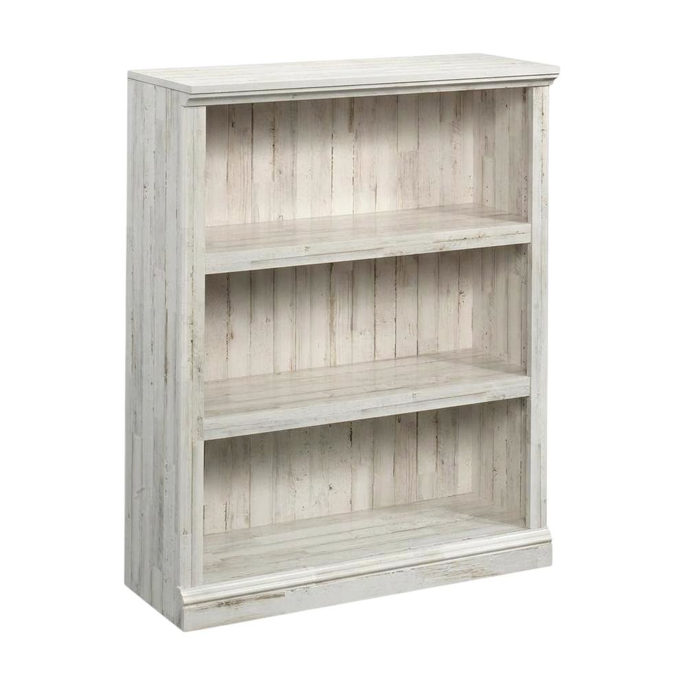 White storage bookcase with versatile design for organization