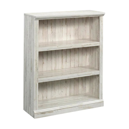 White storage bookcase with versatile design for organization