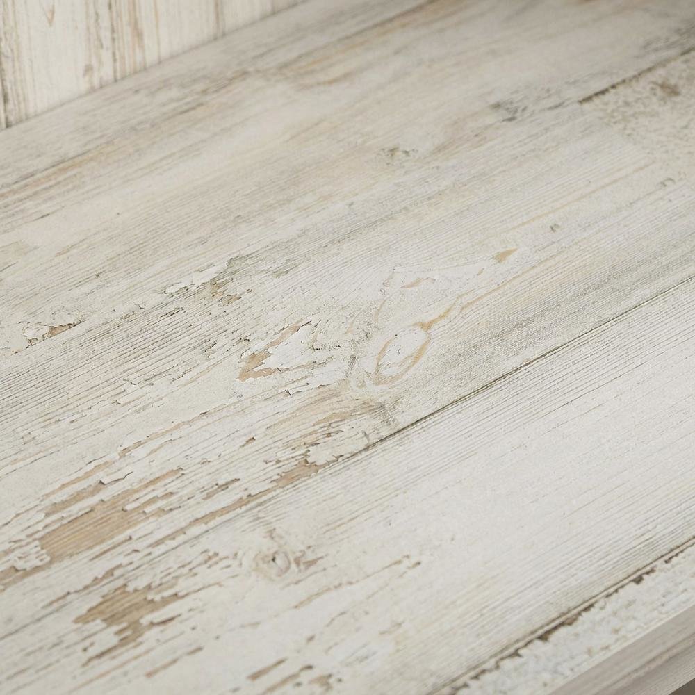 White Plank Storage Bookcase with Modern Design