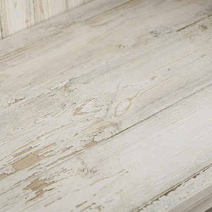White Plank Storage Bookcase with Modern Design