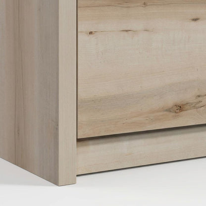 Brown Mid-Century Modern Rectangle Night Stand with Storage Drawer