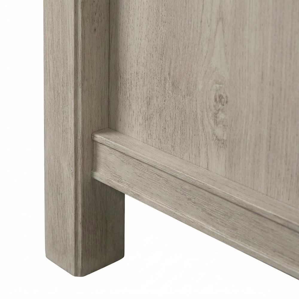 Chalked Chestnut Office Executive Desk With Modern Rectangle Design