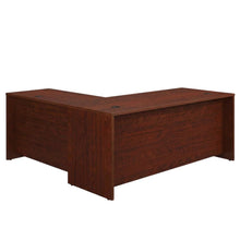 Contemporary Brown Office Computer Workstation Bundle with Rectangular Design