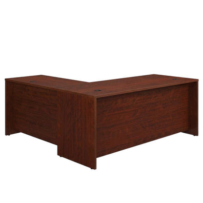 Contemporary Brown Office Computer Workstation Bundle with Rectangular Design