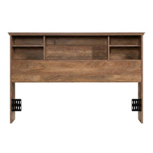 Engineered Wood Farmhouse Bookcase Headboard for Full and Queen Beds