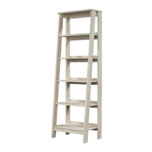 Open Shelving Unit in Chalked Chestnut Finish with Rustic Country Styling