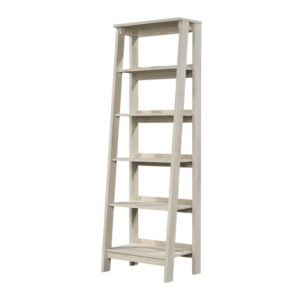 Open Shelving Unit in Chalked Chestnut Finish with Rustic Country Styling