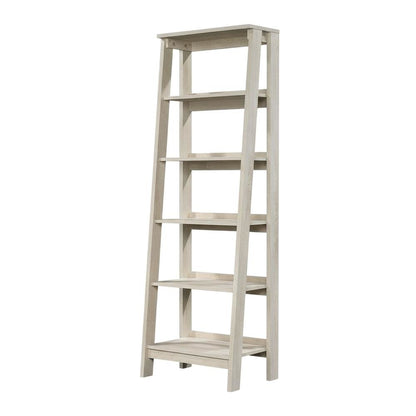 Open Shelving Unit in Chalked Chestnut Finish with Rustic Country Styling