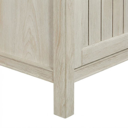 Chalked Chestnut Office L Desk With Coastal Cottage Style And Rectangular Shape
