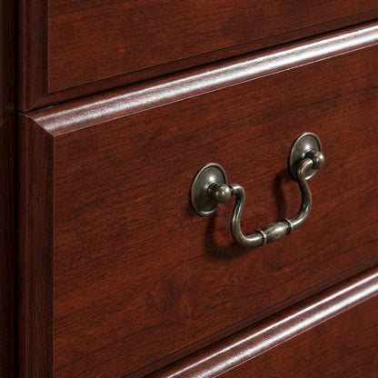 Classic Cherry Executive Desk With Traditional Style And Rectangular Design