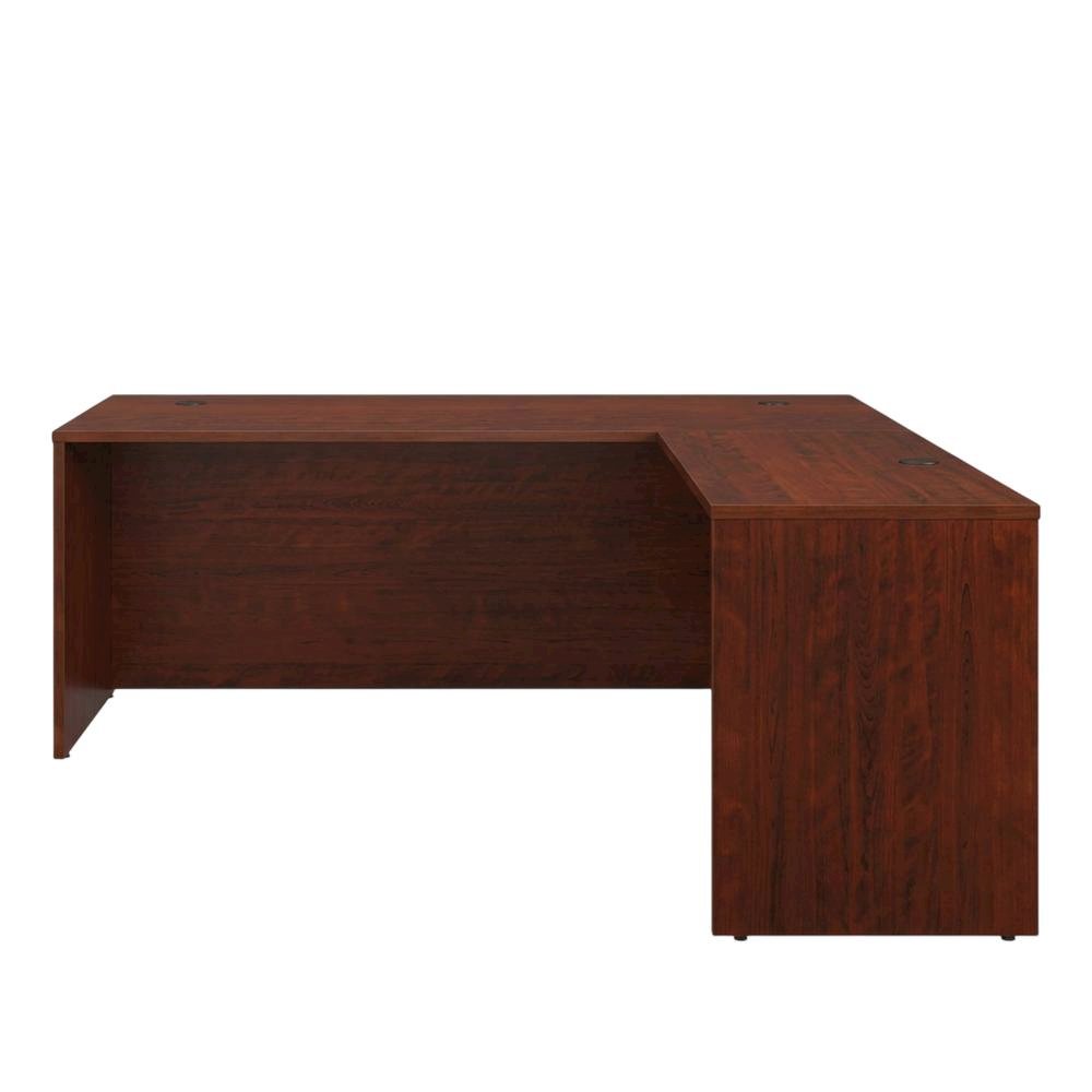 Contemporary Brown Office Computer Workstation Bundle with Rectangular Design