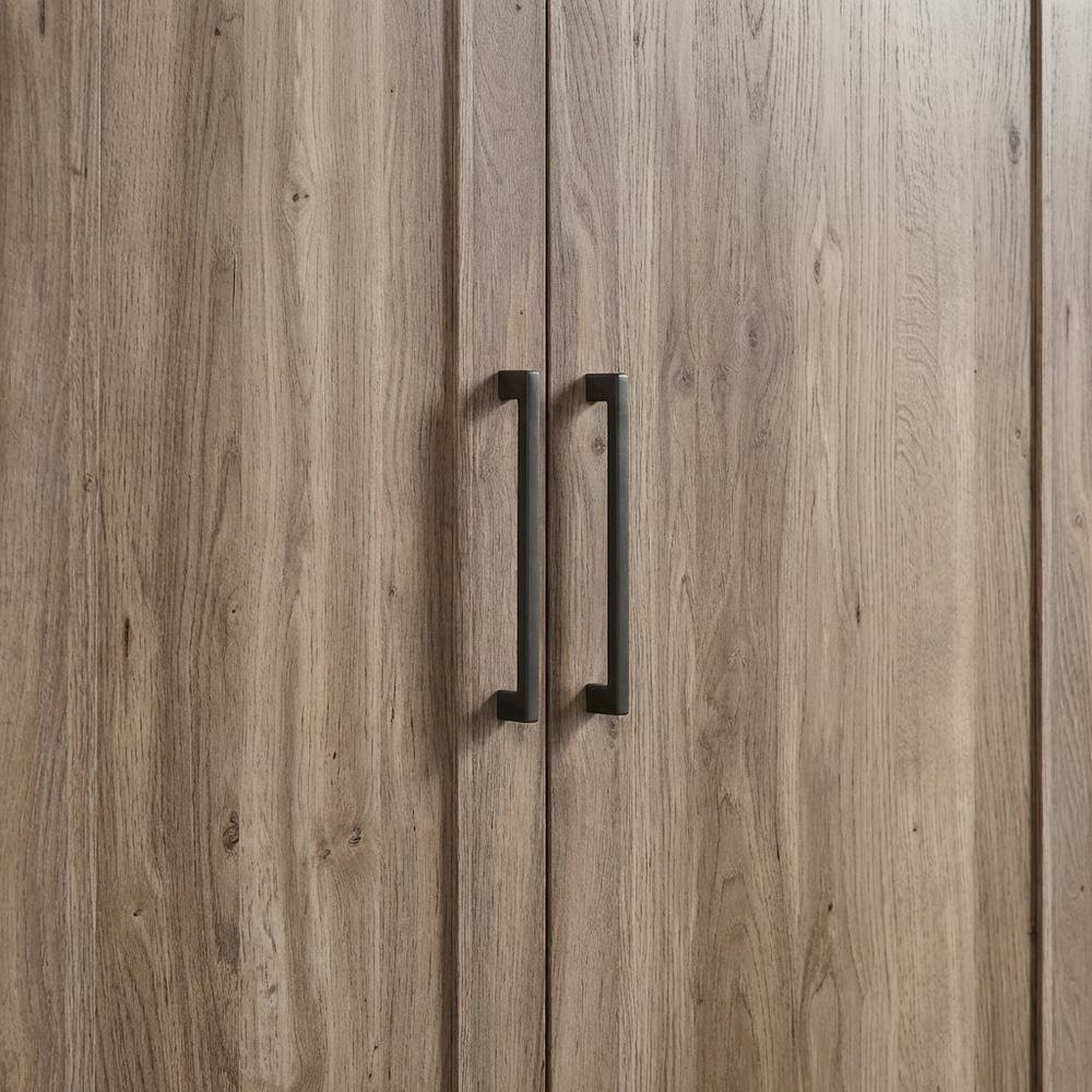 Salt Oak Storage Cabinet With Spacious Interior And Classic Finish