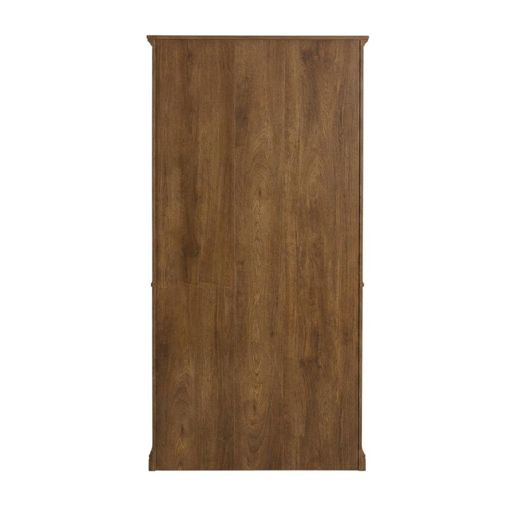 Oiled Oak Finish Bookcase for Miscellaneous Storage with Open Shelving