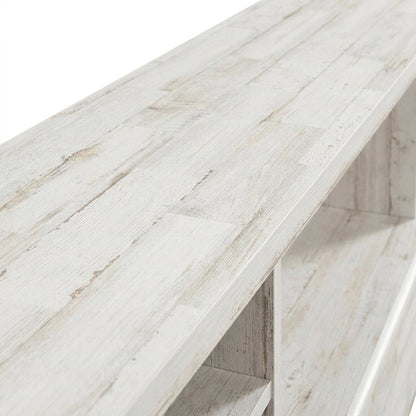 Engineered Wood Farmhouse Bookcase Headboard for Full and Queen Beds