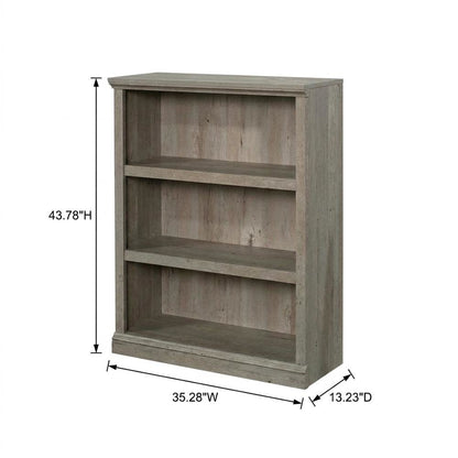 Mystic Oak Storage Bookcase with Multiple Shelves and Durable Build