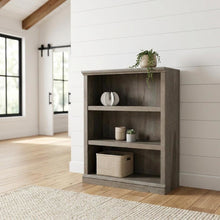 Mystic Oak Storage Bookcase with Multiple Shelves and Durable Build
