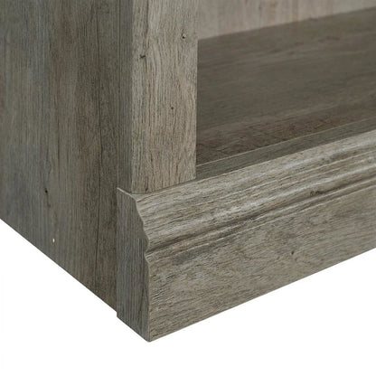 Mystic Oak Storage Bookcase with Multiple Shelves and Durable Build