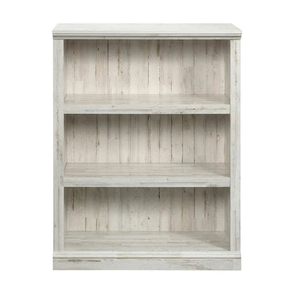White storage bookcase with versatile design for organization