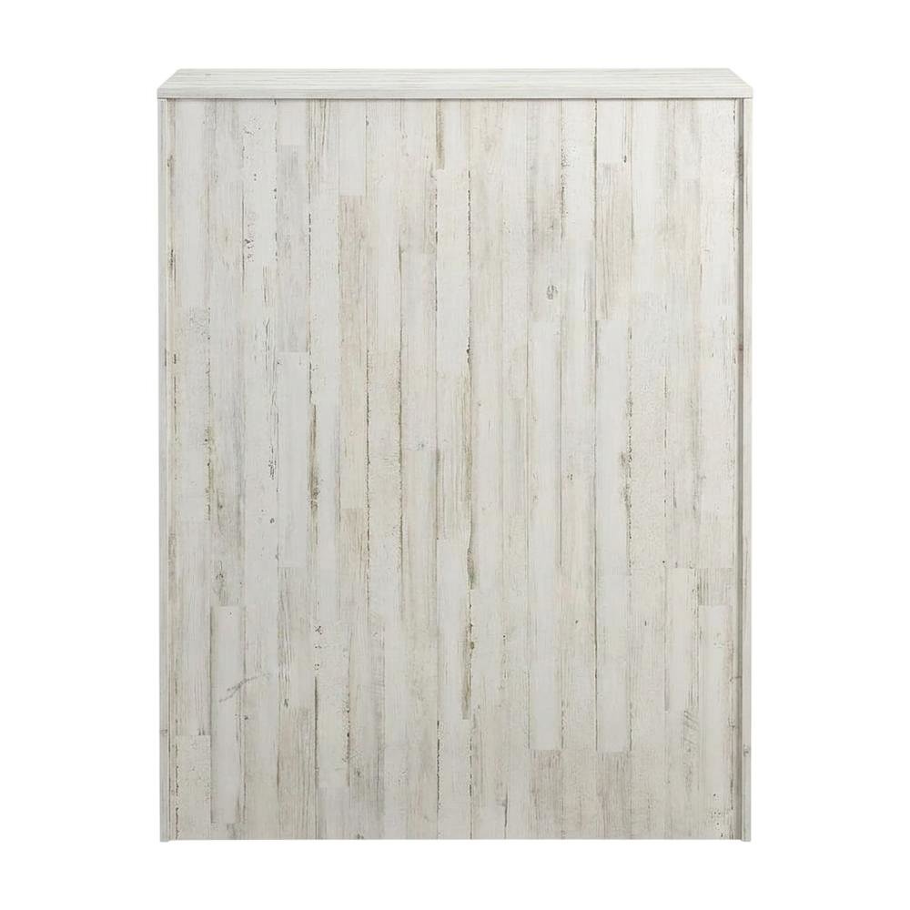White storage bookcase with versatile design for organization