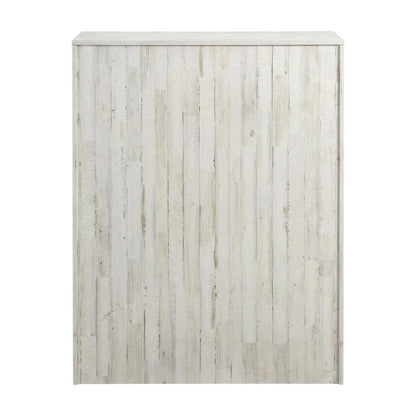White storage bookcase with versatile design for organization