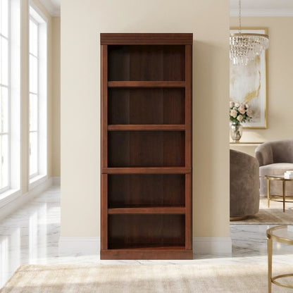 Classic Cherry Finish Heritage Hill Library Bookcase
