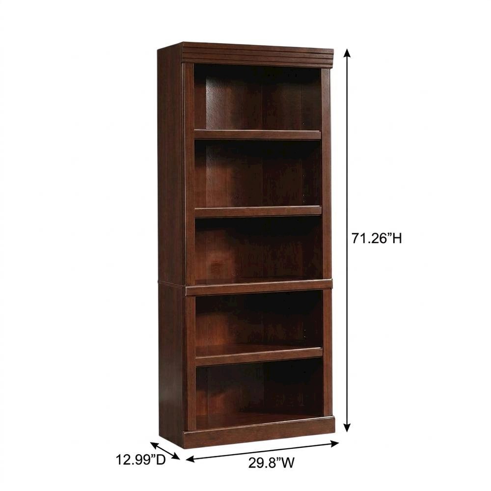 Classic Cherry Finish Heritage Hill Library Bookcase