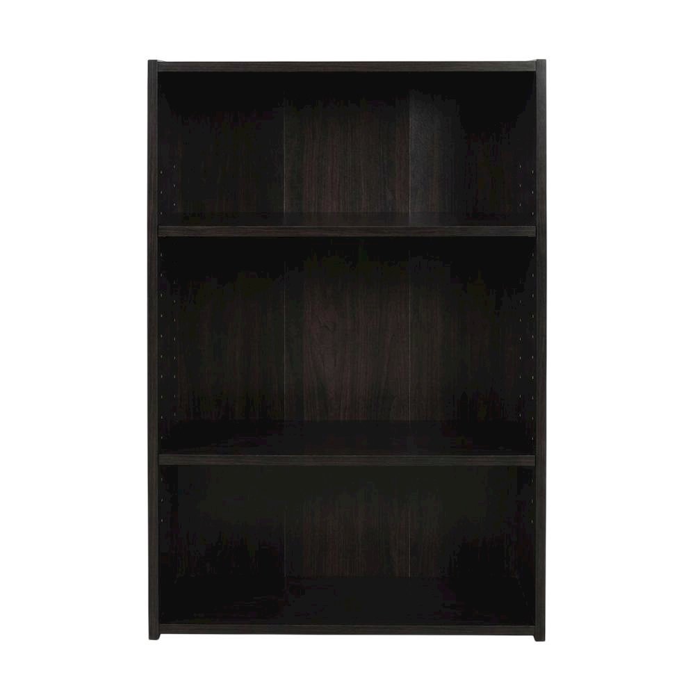 Cinnamon Cherry Bookcase with Sturdy Wood Shelves for Home Storage