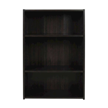 Cinnamon Cherry Bookcase with Sturdy Wood Shelves for Home Storage