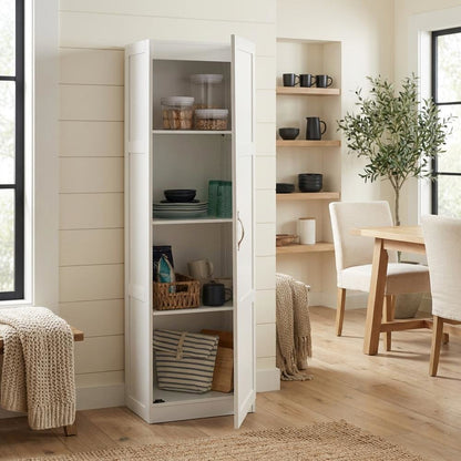 Gray Finish Storage Cabinet - Spacious Rectangular Design, Durable Construction