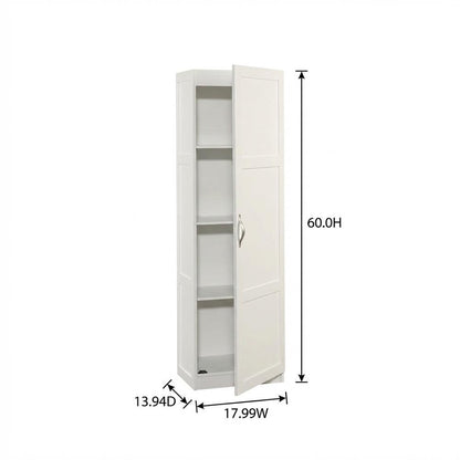 Gray Finish Storage Cabinet - Spacious Rectangular Design, Durable Construction