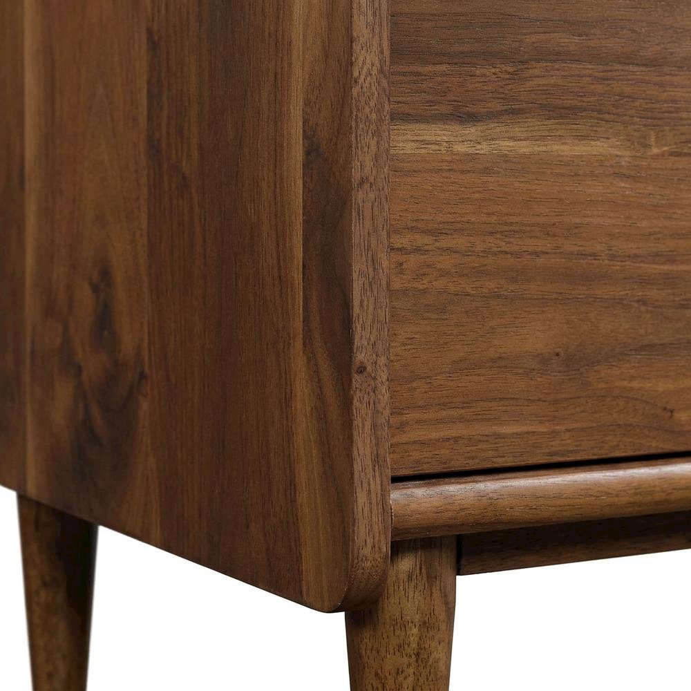 Grand Walnut Office File Cabinet with Modern Storage Design