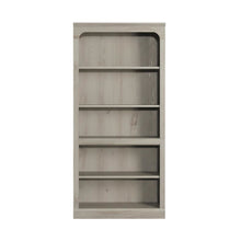 Modern Farmhouse Chalked Chestnut Storage Bookcase with Rectangular Design