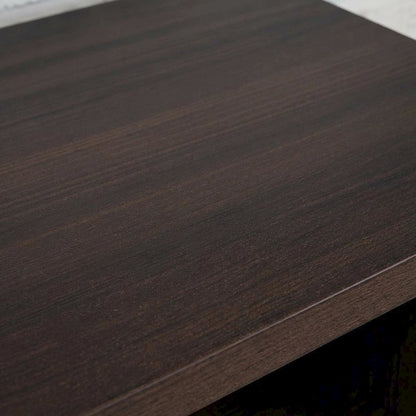 Contemporary Office Bookcase in Noble Elm Finish with Open Shelving