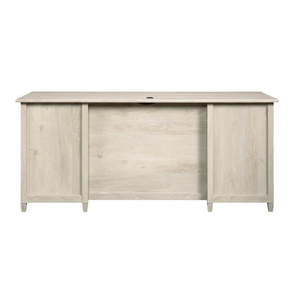 Modern Office Desk In Chalked Chestnut Finish With Rectangular Top