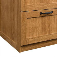 Brown Wood Armoire With Spacious Storage And Classic Rectangular Design