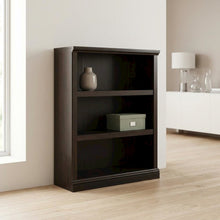 Jamocha Wood Finish Storage Bookcase with Versatile Shelving Design