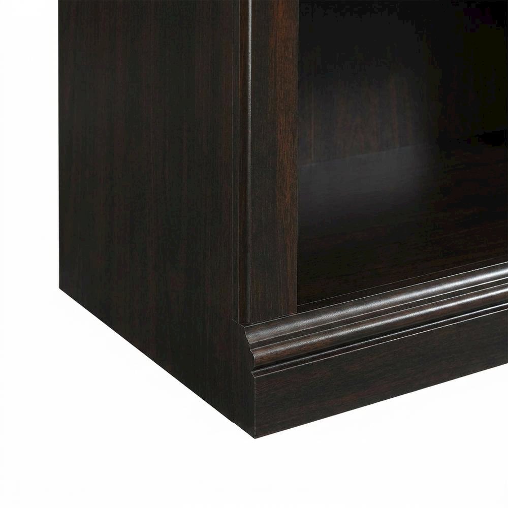 Jamocha Wood Finish Storage Bookcase with Versatile Shelving Design