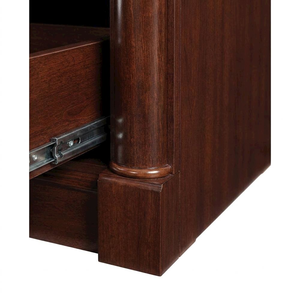 Laminated Cherry Finish File Cabinet with Spacious Storage
