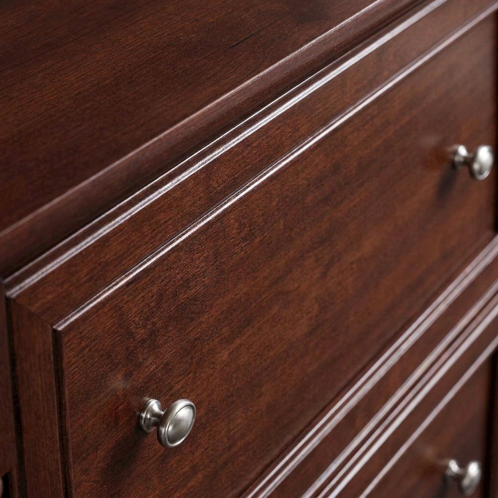 Laminated Cherry Finish File Cabinet with Spacious Storage
