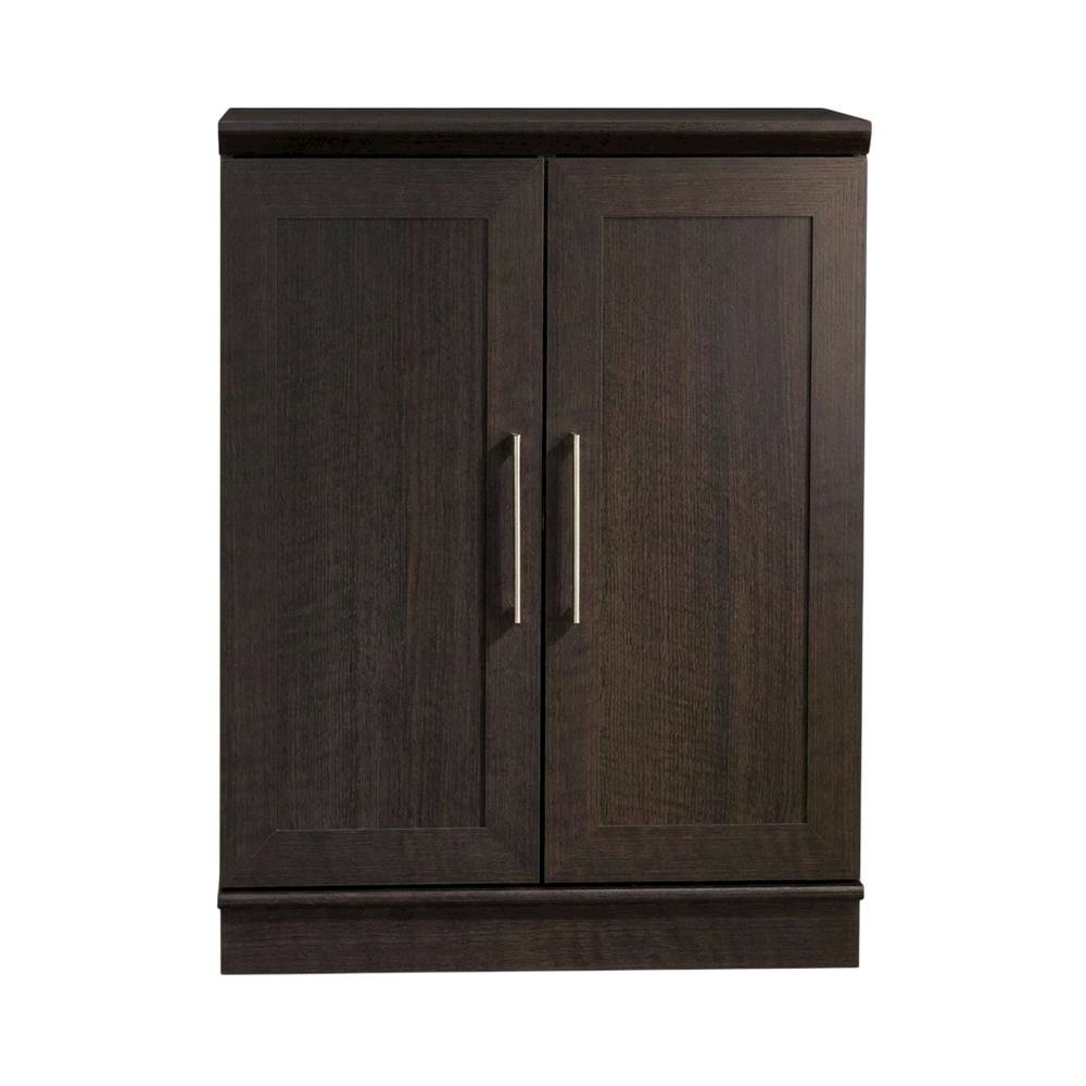 Plus Storage Cabinet in Dakota Oak Finish for versatile home organization