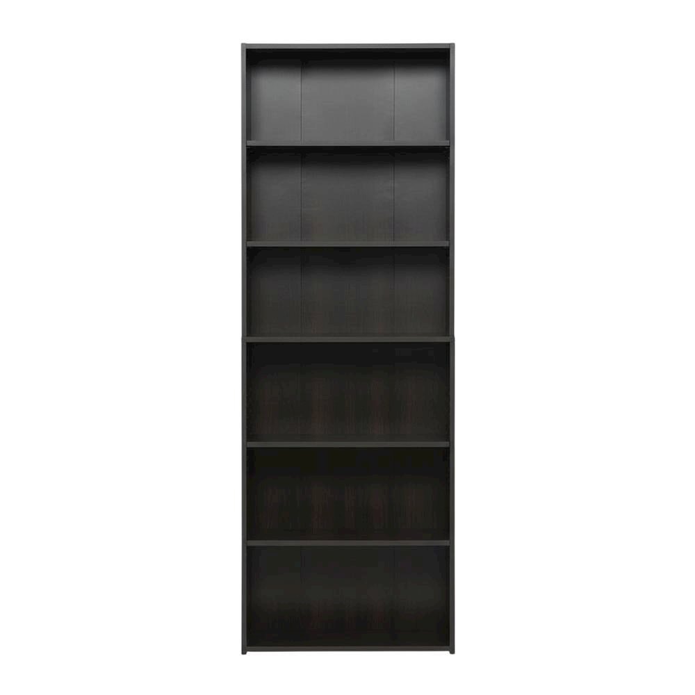 Cinnamon Cherry Finish Bookcase with Rectangular Shape and Warm Lifestyle Appeal