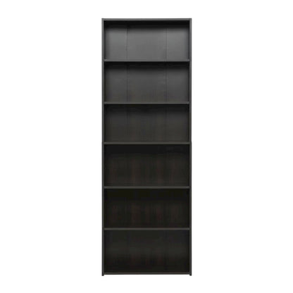 Cinnamon Cherry Finish Bookcase with Rectangular Shape and Warm Lifestyle Appeal