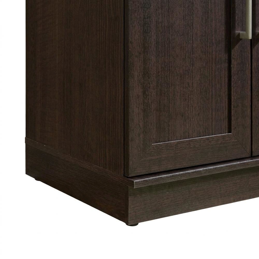 Plus Storage Cabinet in Dakota Oak Finish for versatile home organization