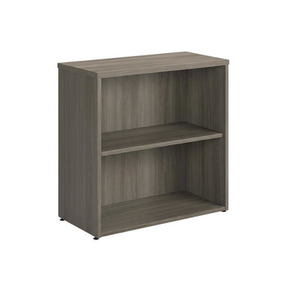 Wood Office Bookcase in Elm Finish with Contemporary Style