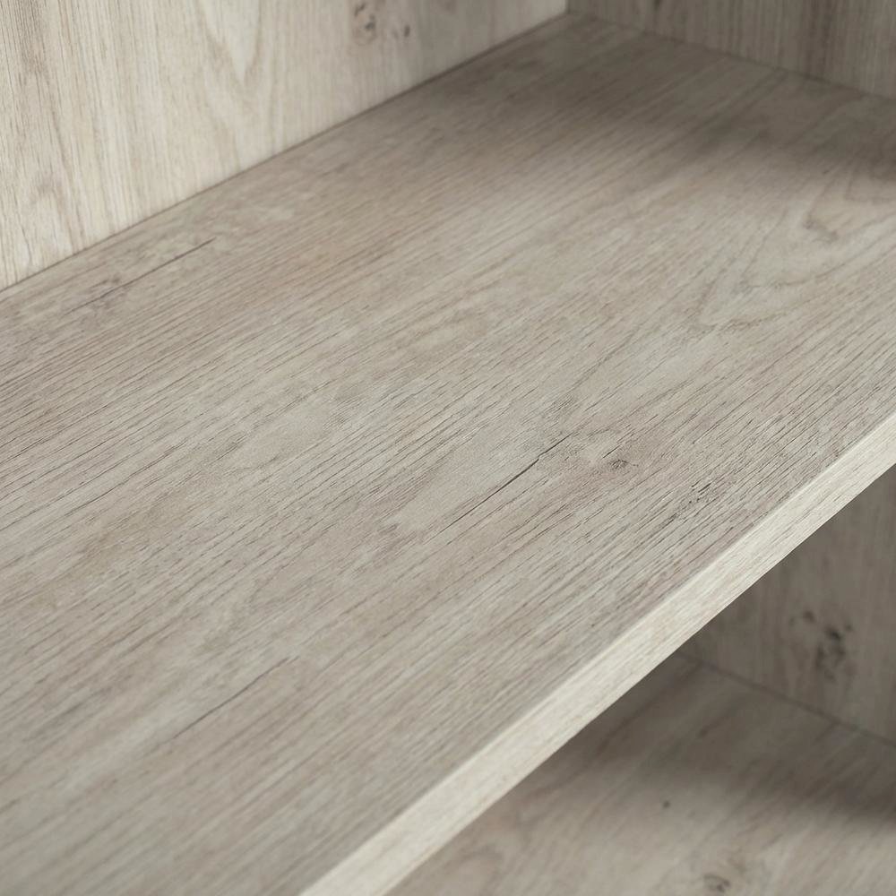 Modern Farmhouse Chalked Chestnut Storage Bookcase with Rectangular Design