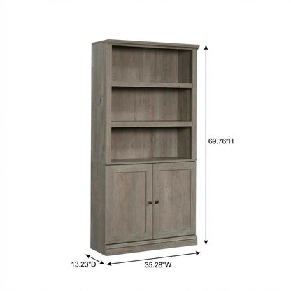Bookcase with Mystic Oak Finish for Stylish Storage and Organization