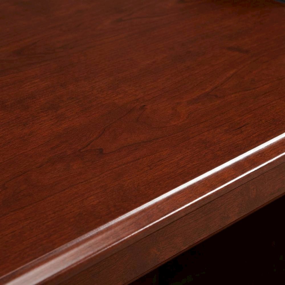 Classic Cherry Finish Executive Desk With Traditional Rectangular Design