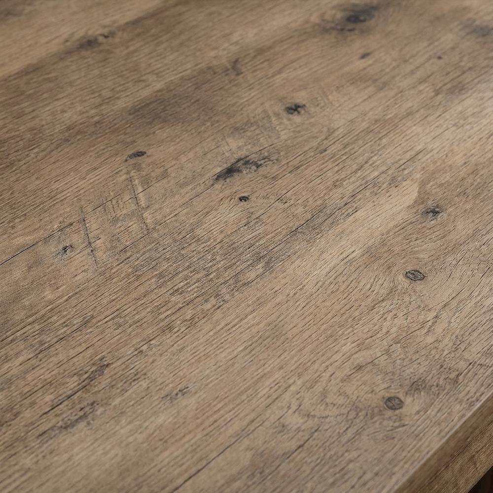 Vintage Oak Finish Computer Desk with Modern Farmhouse Style