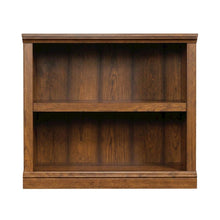 Cherry finish bookcase with versatile storage and modern design