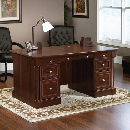 Palladia Executive Desk, Select Cherry finish